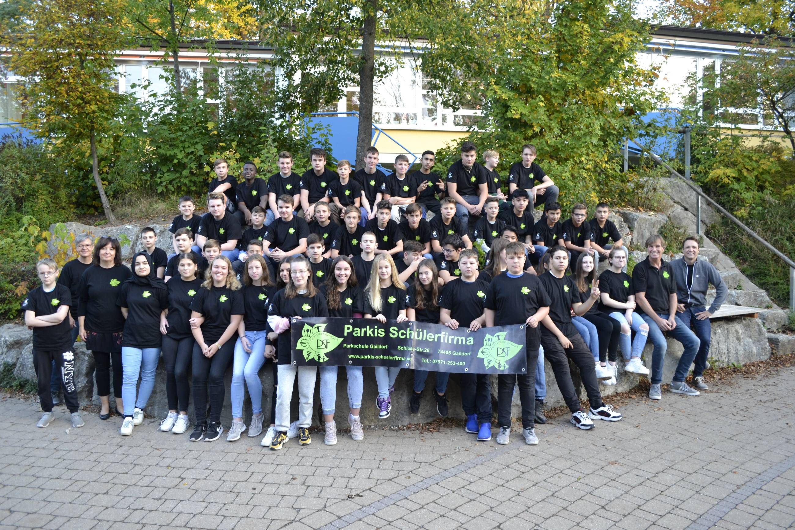 Schüler der Parkis Schülerfirma